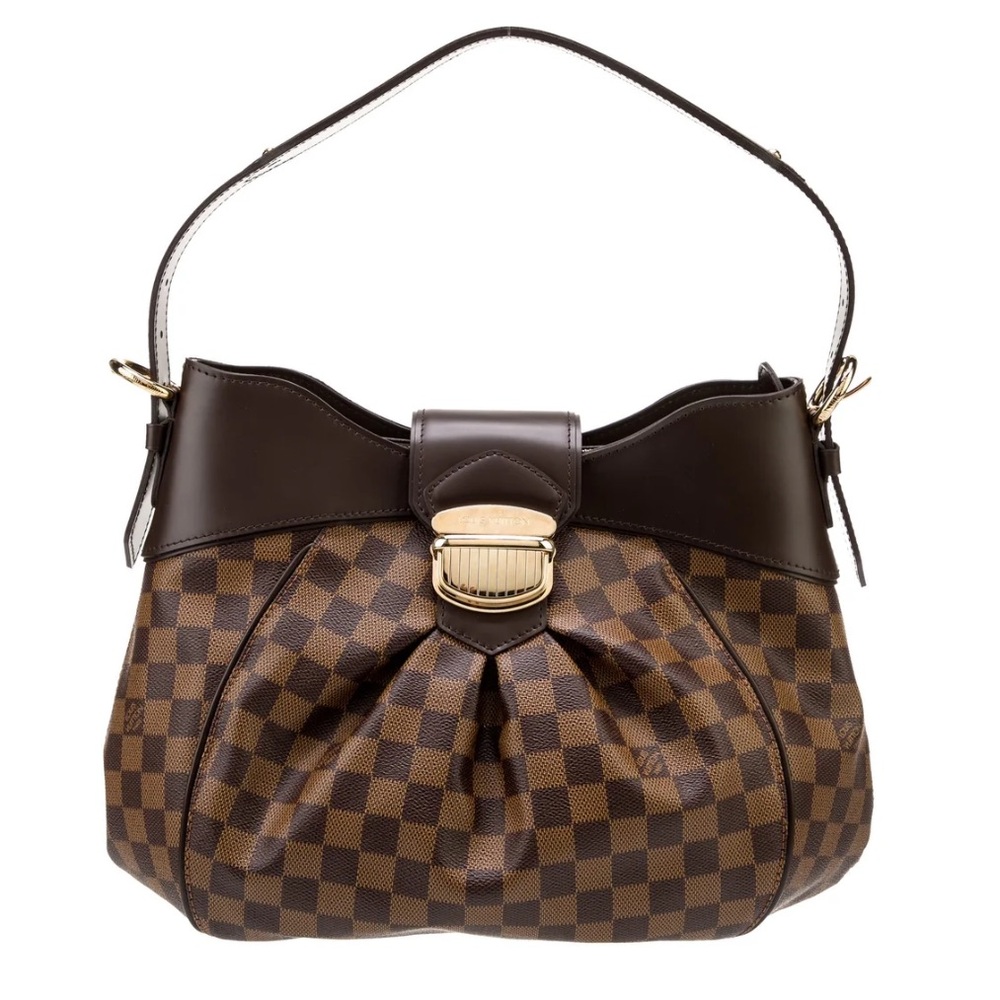 Authentic LOUIS VUITTON Damier Ebene Sistina MM